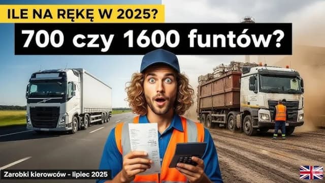 Ile zarabia kierowca ciężarówki w Anglii? Szokujące fakty o pensjach Ile zarabia kierowca ciężarówki w Anglii? Szokujące fakty o pensjach