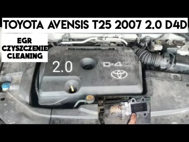 Objawy uszkodzenia zaworu EGR w Toyota Avensis 2.0 D4D - Poznaj Objawy uszkodzenia zaworu EGR w Toyota Avensis 2.0 D4D - Poznaj