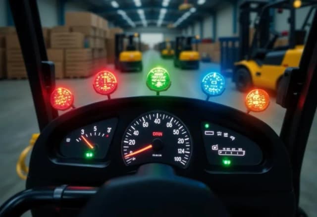 Kontrolki w wózku widłowym Toyota: Znaczenie i interpretacja Kontrolki w wózku widłowym Toyota: Znaczenie i interpretacja