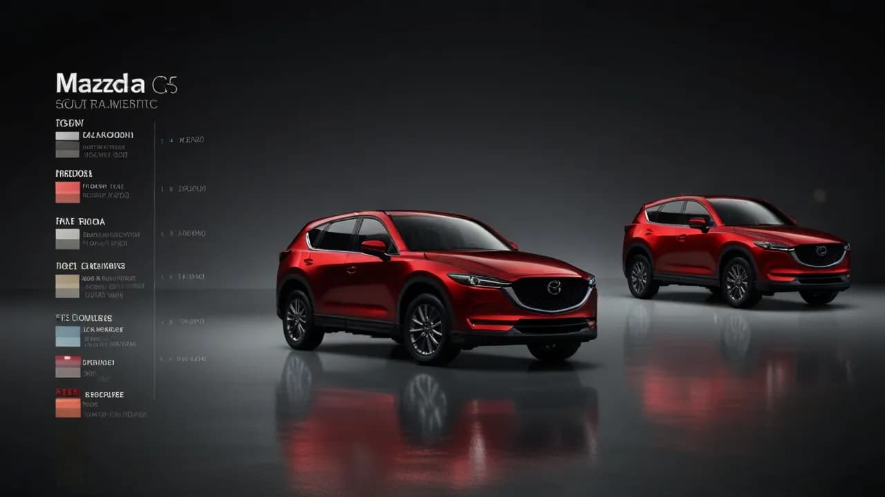 Mazda CX-5 - Jakie kolory lakierów są dostępne? Przegląd opcji Mazda CX-5 - Jakie kolory lakierów są dostępne? Przegląd opcji