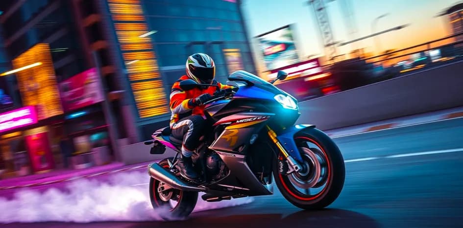 Adrenalina na motocyklu i w darmowych grach Adrenalina na motocyklu i w darmowych grach