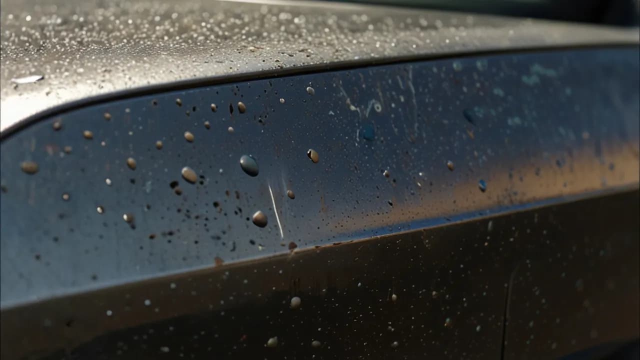 Dziwne plamy na lakierze samochodowym - Przyczyny i możliwe rozwiązania Dziwne plamy na lakierze samochodowym - Przyczyny i możliwe rozwiązania